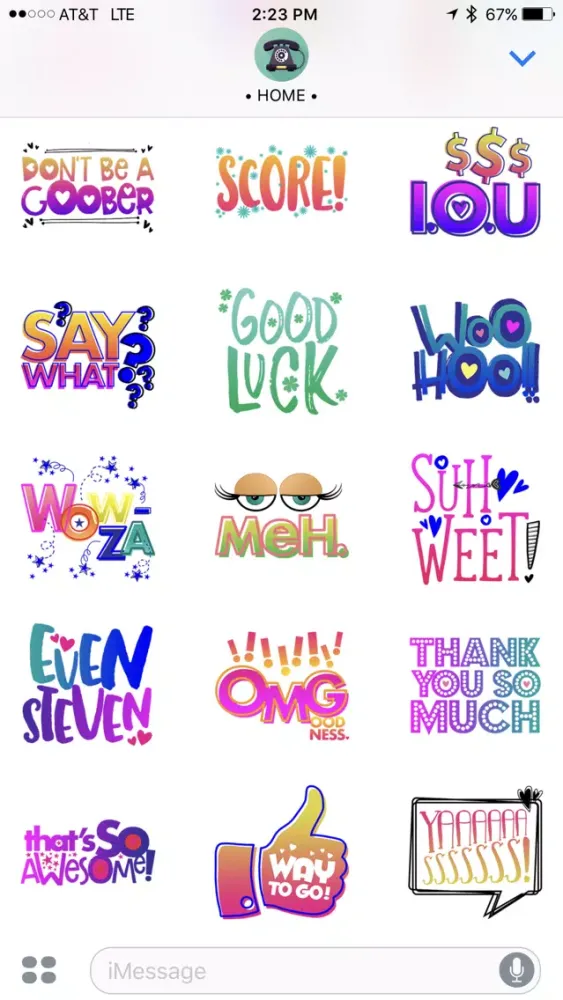 Скриншоты Speck Wordy Watercolor