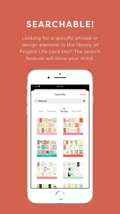 Zrzuty ekranu Project Life