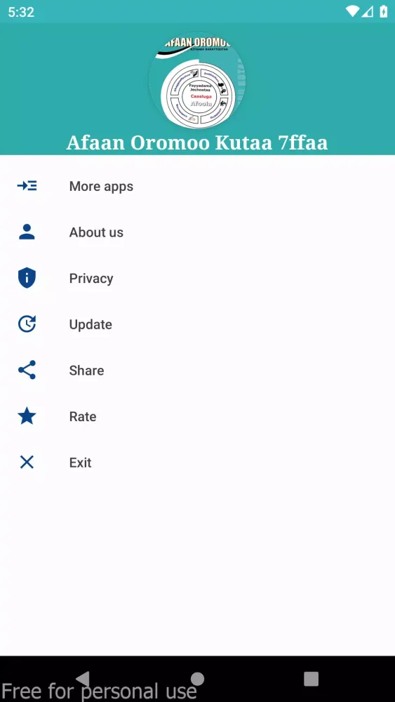 Zrzuty ekranu Afaan Oromoo Kutaa 7ffaa