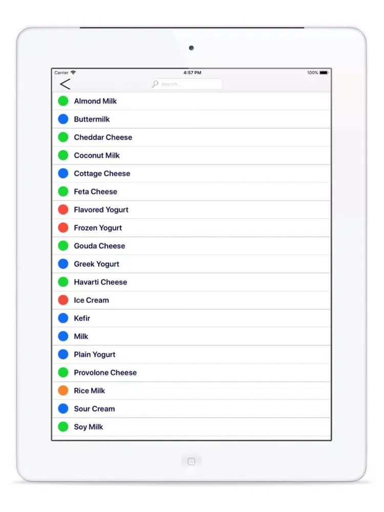 Atkins Diet Food Checker iPad 应用截图