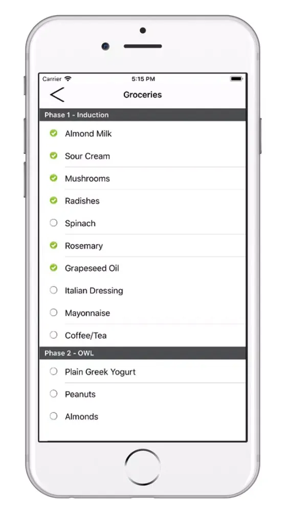 Atkins Diet Food Checker应用截图