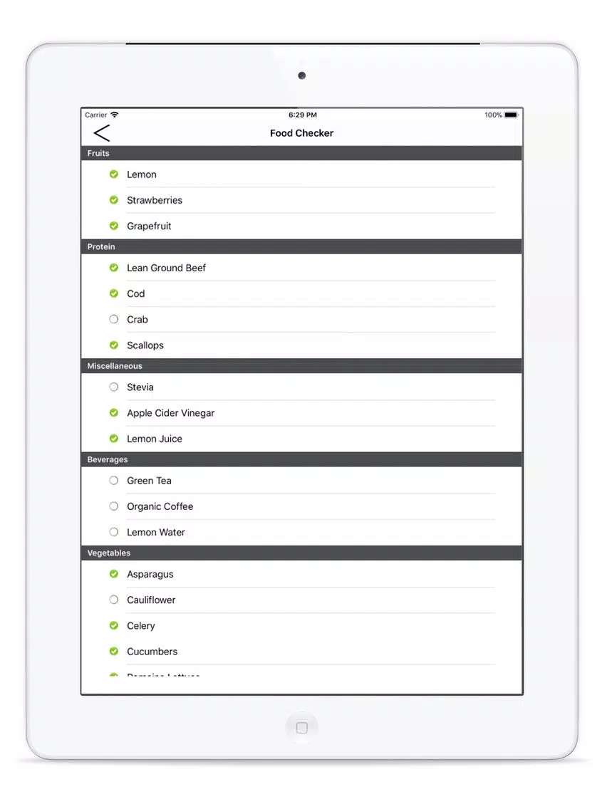 HCG Diet Recipes and More iPad  Screenshots