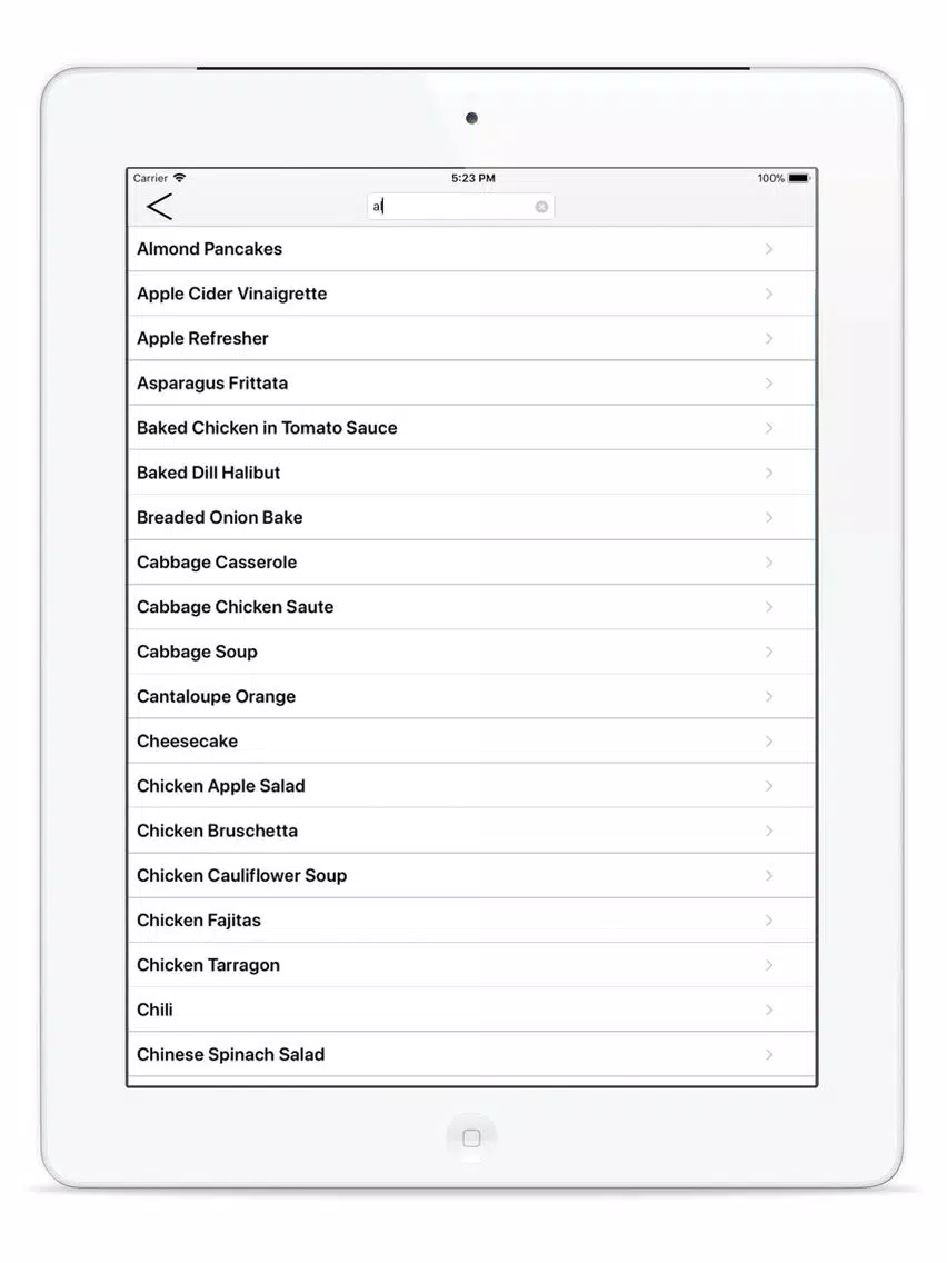 HCG Diet Recipes and More iPad  Screenshots