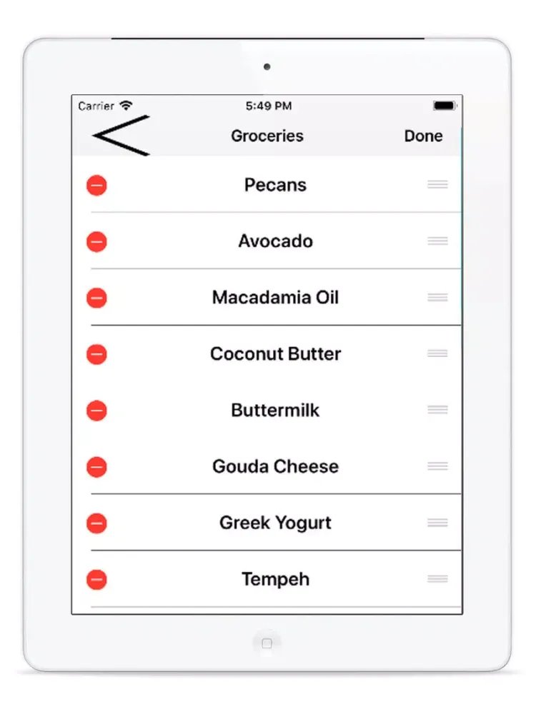Ketogenic Diet Food Checker iPad  سکرین شاٹس