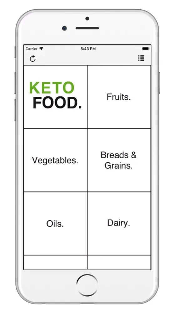 Ketogenic Diet Food Checker سکرین شاٹس