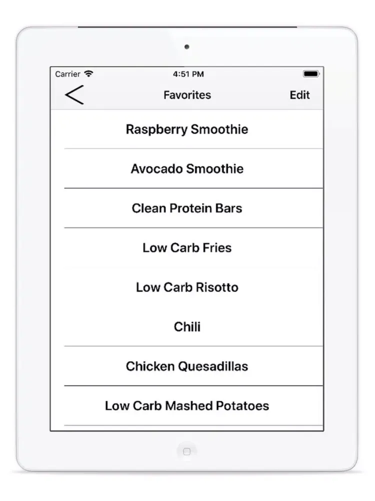 ภาพหน้าจอของ 101+ LCHF Diet Recipes iPad 