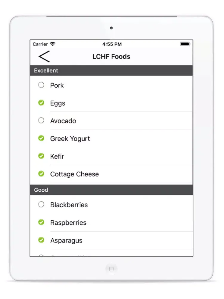ภาพหน้าจอของ 101+ LCHF Diet Recipes iPad 