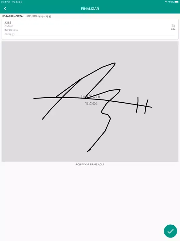 ภาพหน้าจอของ Kalendaro iPad 