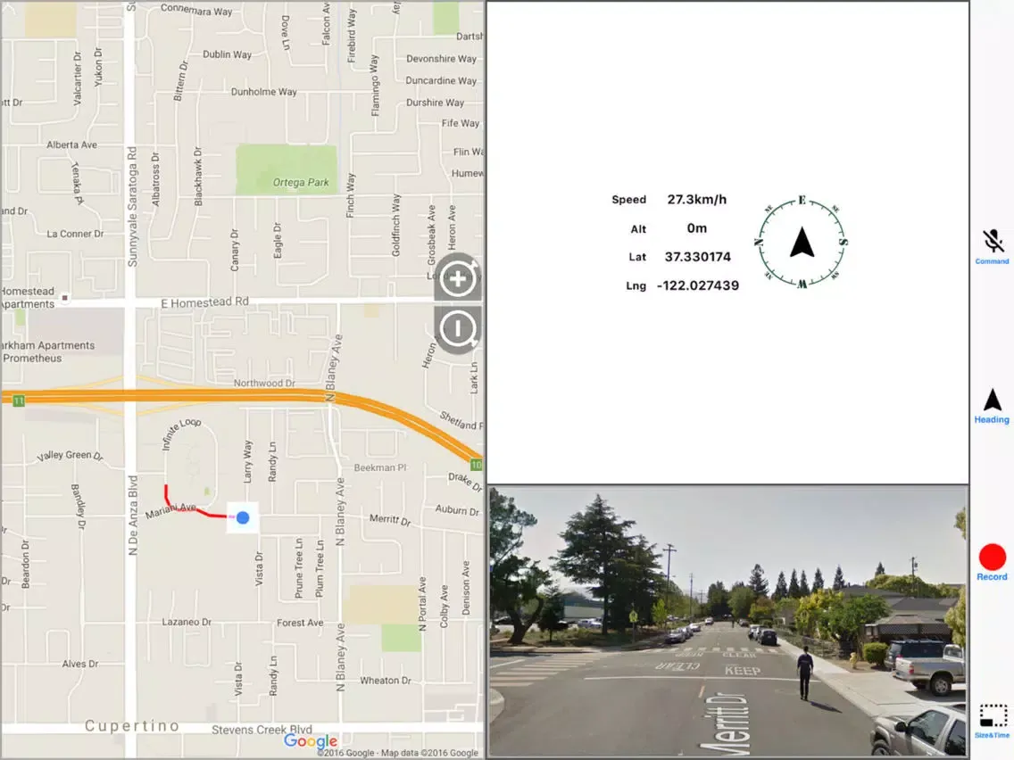 صور View Recorder on Driving iPad 