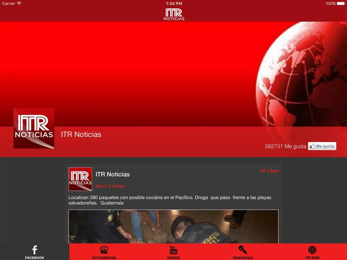 ITR Noticias iPad  Screenshots