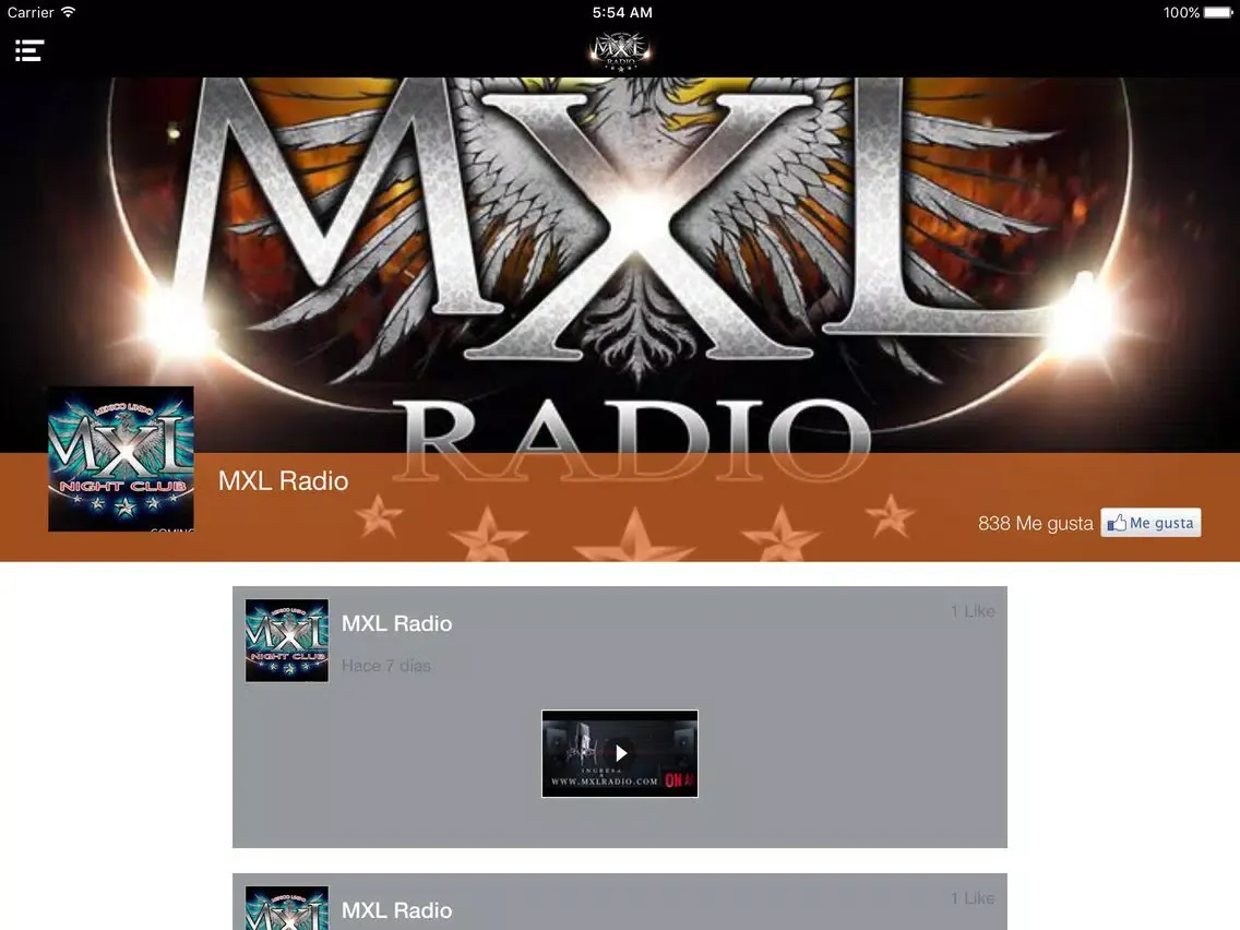 MXL Radio iPad 应用截图