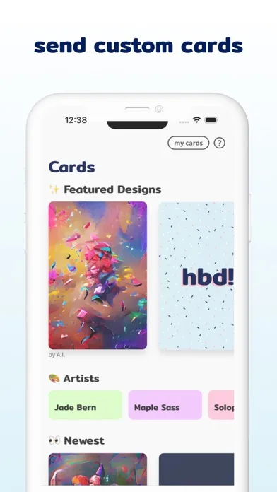 hbd: birthday reminders, cards Screenshots