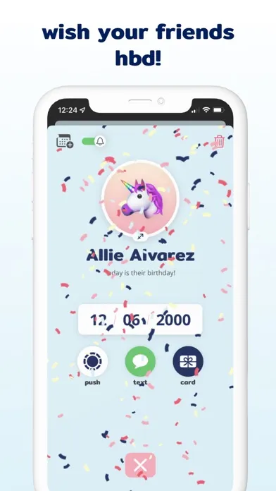 hbd: birthday reminders, cards Screenshots
