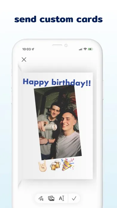 hbd: birthday reminders, cards Screenshots