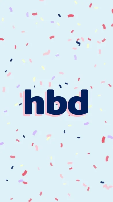 hbd: birthday reminders, cards Screenshots