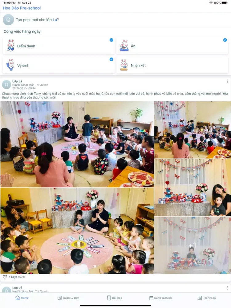 Ảnh chụp màn hình của Bé Đến Trường - Giáo Viên iPad 