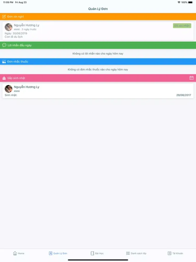 Ảnh chụp màn hình của Bé Đến Trường - Giáo Viên iPad 