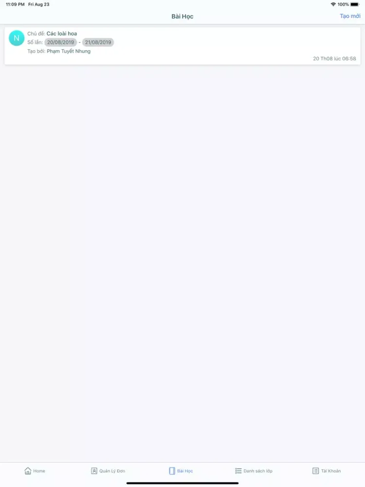 Ảnh chụp màn hình của Bé Đến Trường - Giáo Viên iPad 