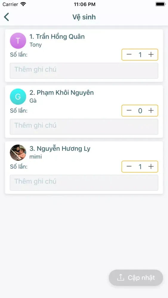 Ảnh chụp màn hình của Bé Đến Trường - Giáo Viên