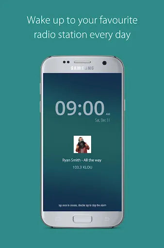 Captures d'écran de bedr Pro alarm clock radio
