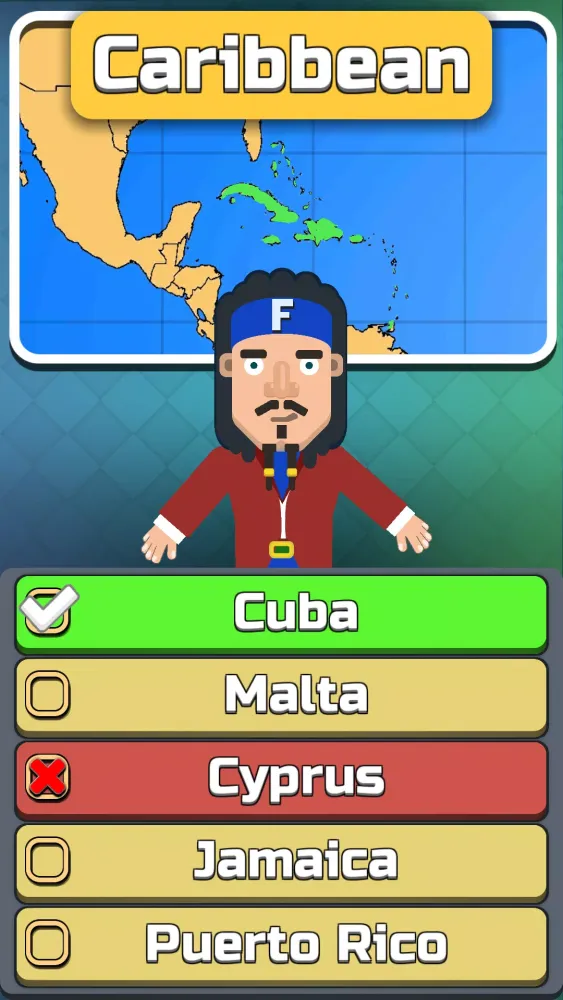 Geography: Flags Quiz Game スクリーンショット