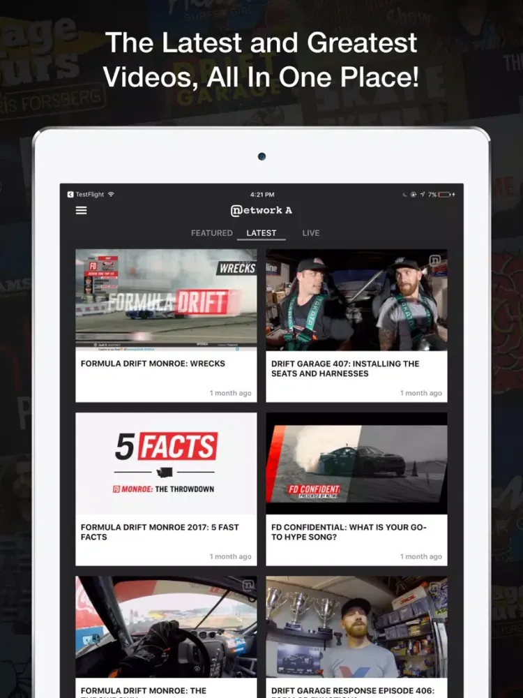 Action Sports by Network A iPad  Ekran Görüntüleri
