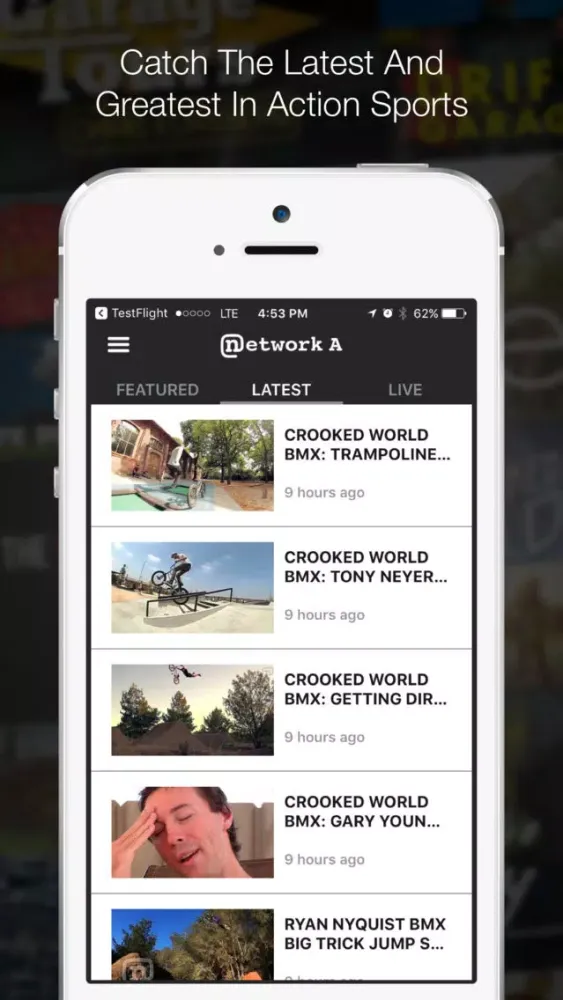 Action Sports by Network A Ekran Görüntüleri