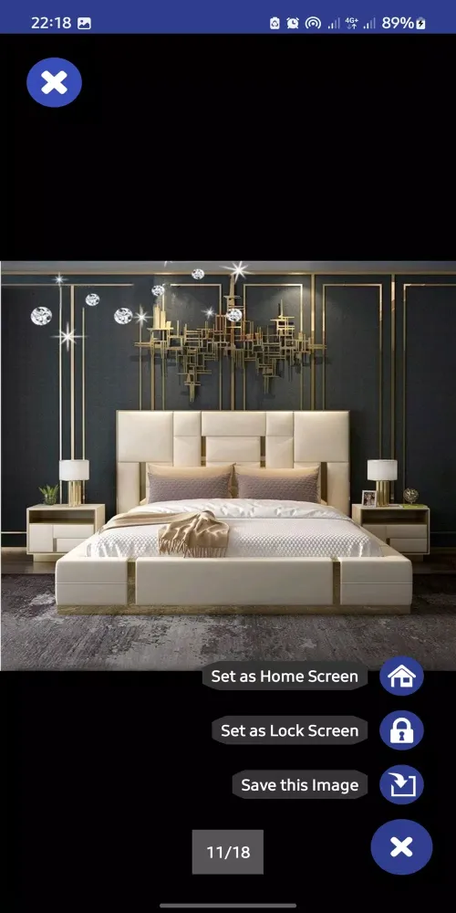 Capturas de pantalla de Modern Bedroom Interior Design