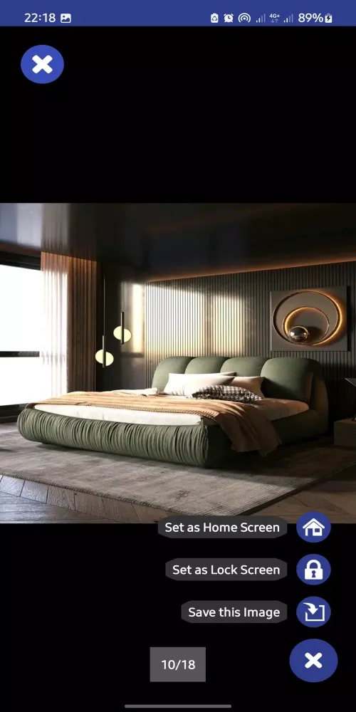 Capturas de pantalla de Modern Bedroom Interior Design