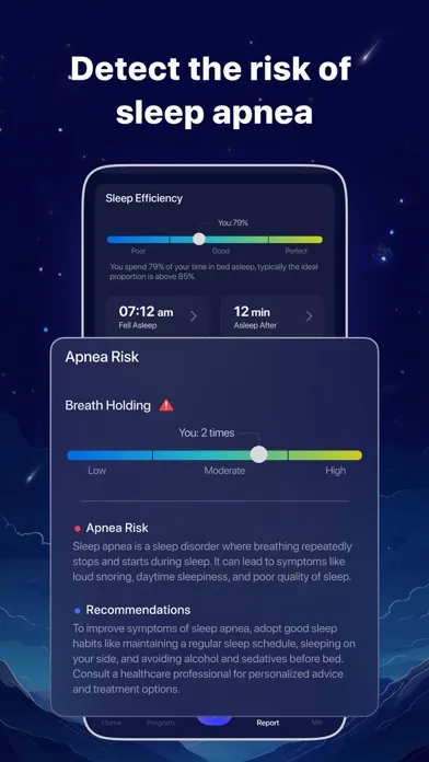 Capturas de tela do Bedtime: Sleep Tracker