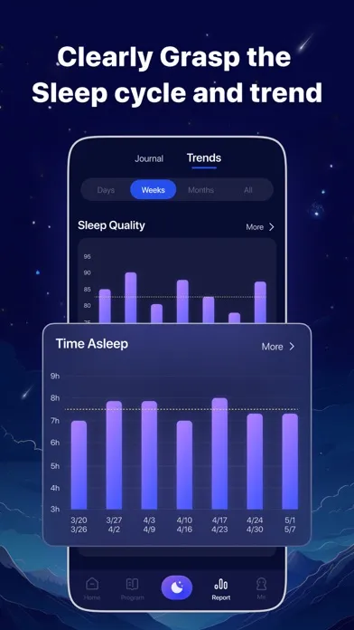 Capturas de tela do Bedtime: Sleep Tracker