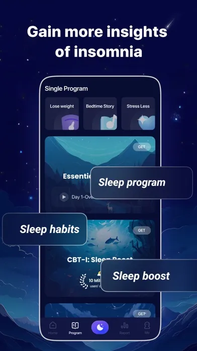 Capturas de tela do Bedtime: Sleep Tracker