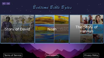 Tangkapan layar Bed Time Bible Bytes