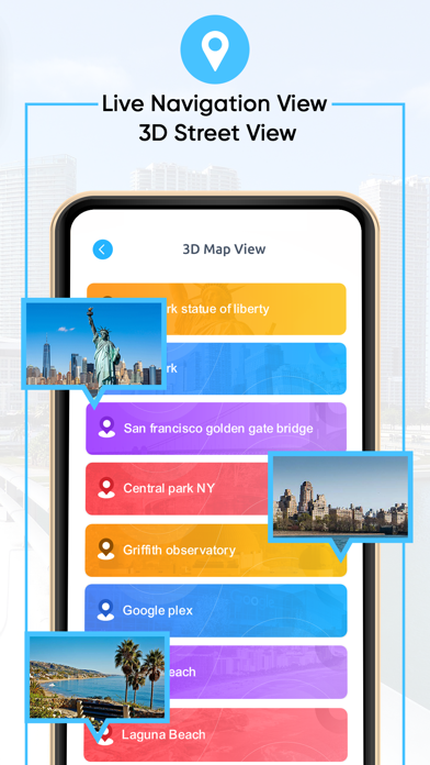 Live Street View Navigation سکرین شاٹس
