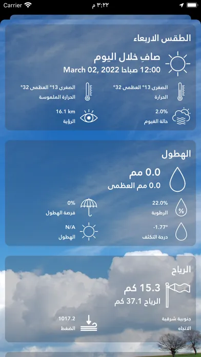 Tangkapan skrin طقس السعودية