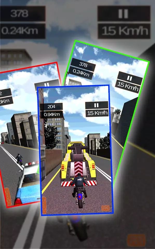 Скриншоты City Moto Racing 3D