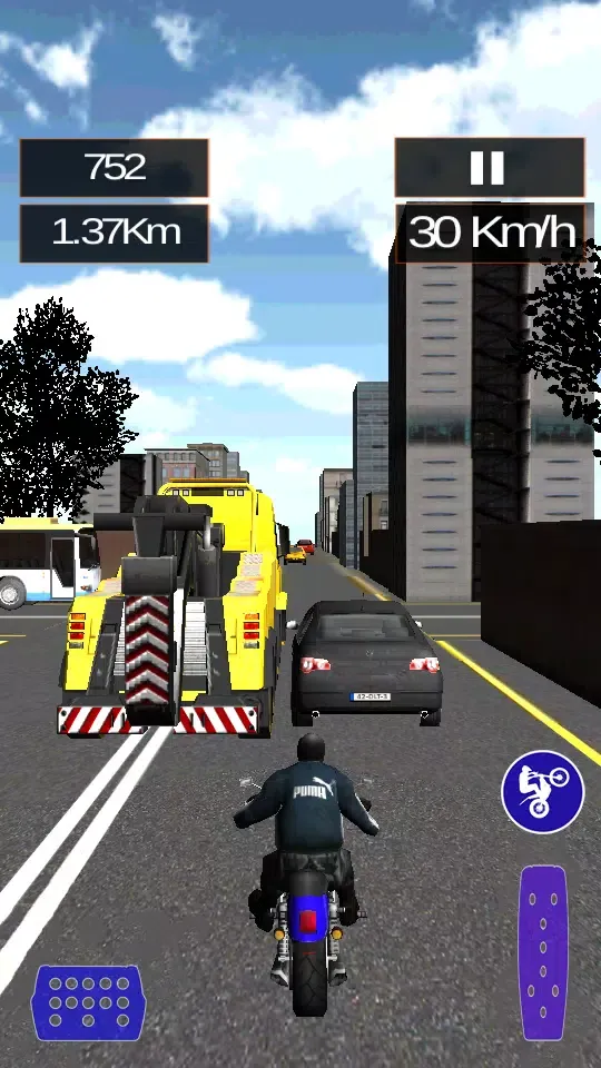 Скриншоты City Moto Racing 3D