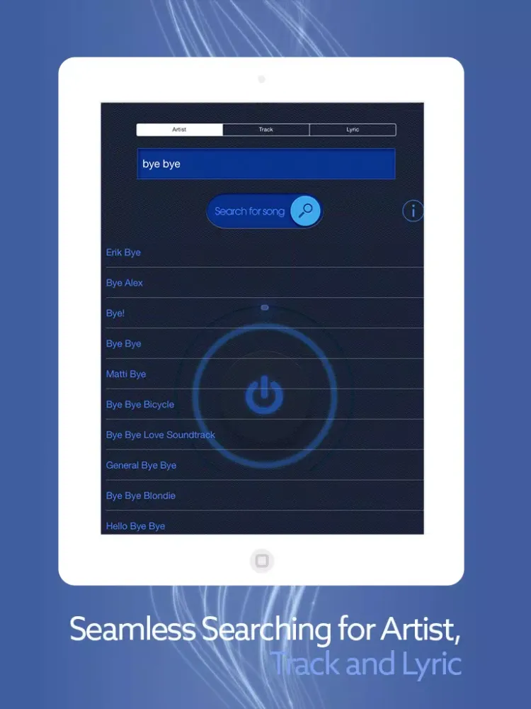 Скриншоты Quick SpotSearch Music, Song and Lyric for Spotify iPad 