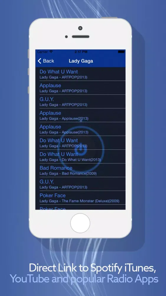 Скриншоты Quick SpotSearch Music, Song and Lyric for Spotify