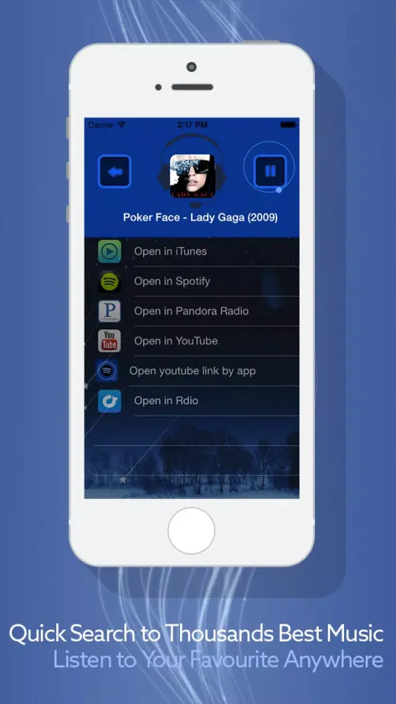 Скриншоты Quick SpotSearch Music, Song and Lyric for Spotify