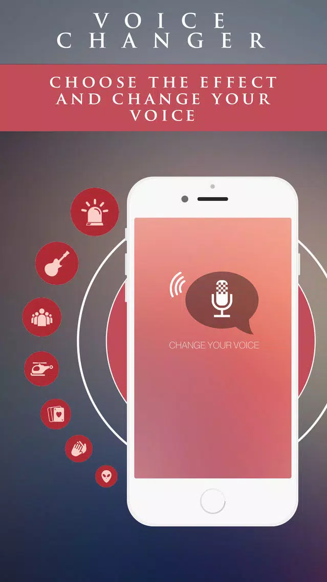 Zrzuty ekranu Funny Voice Effects Changer FREE