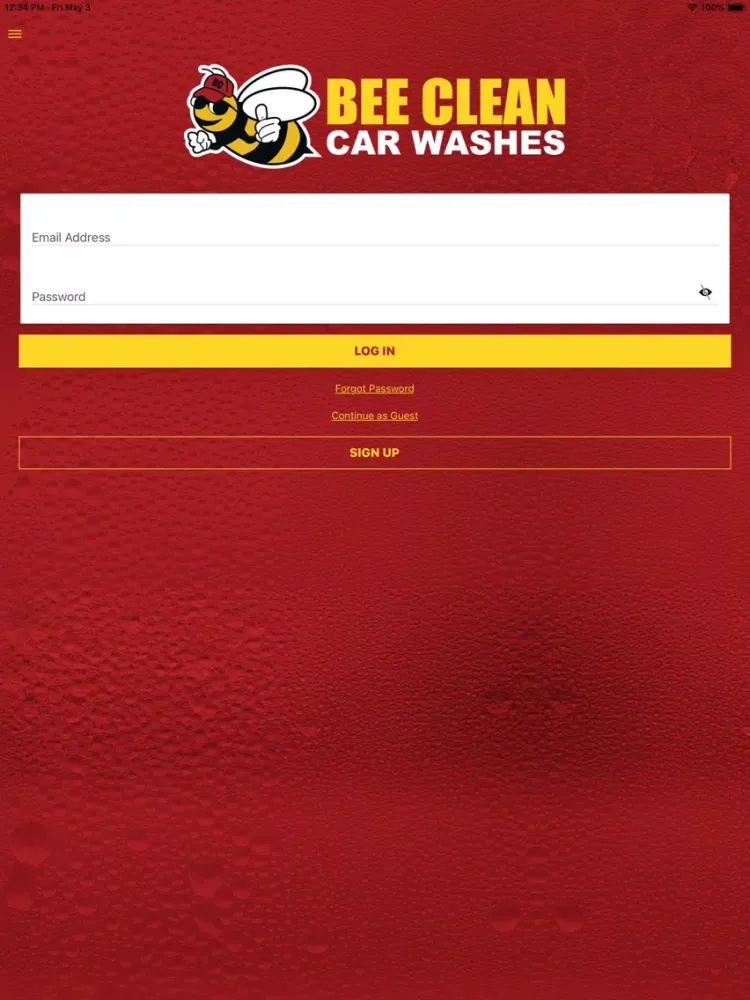 Bee Clean Car Wash iPad  Screenshots