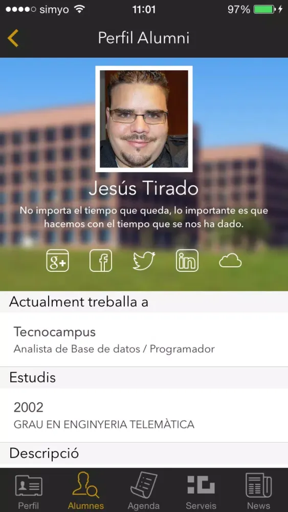 Alumni Tecnocampus Screenshots