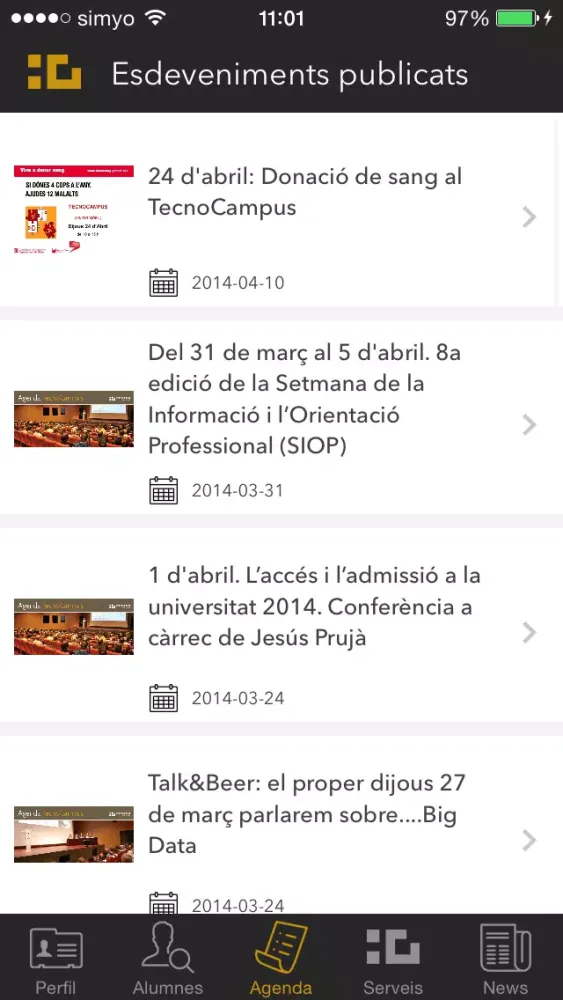 Alumni Tecnocampus Screenshots