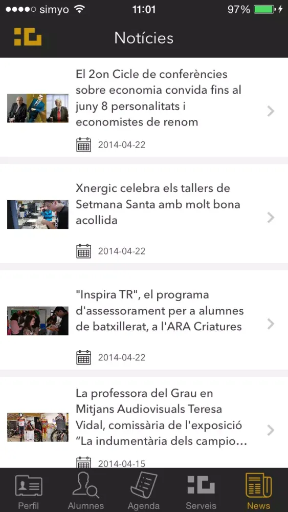 Alumni Tecnocampus Screenshots