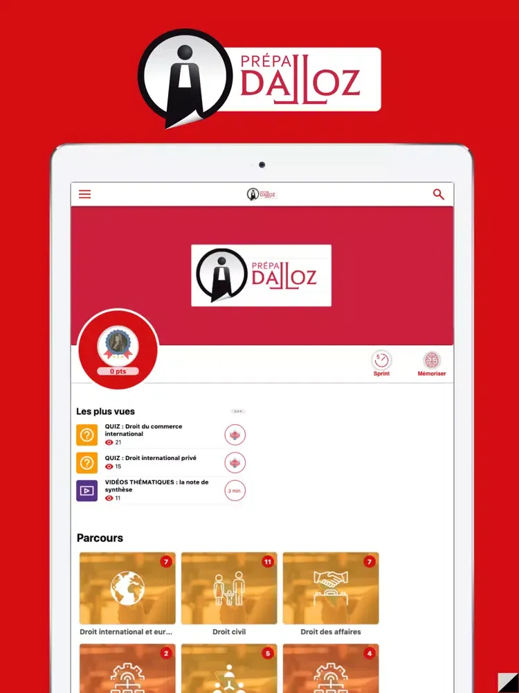 Capturas de pantalla de Prépa Dalloz iPad 