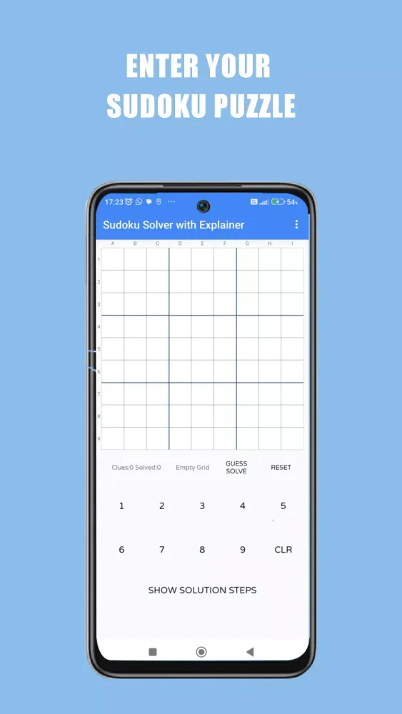 Sudoku Solver with Explainer Screenshots