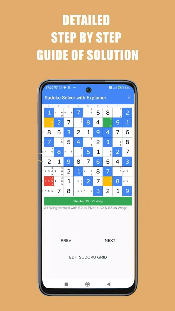 Sudoku Solver with Explainer Screenshots