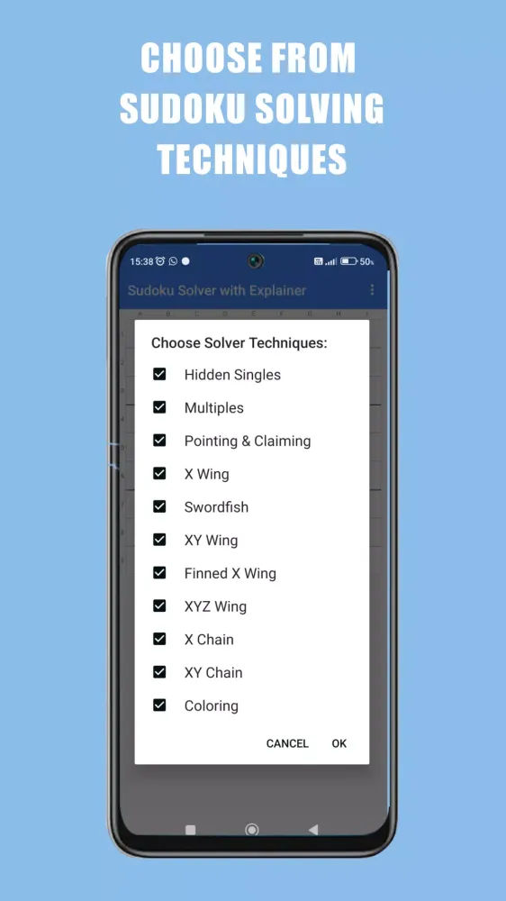 Sudoku Solver with Explainer Screenshots