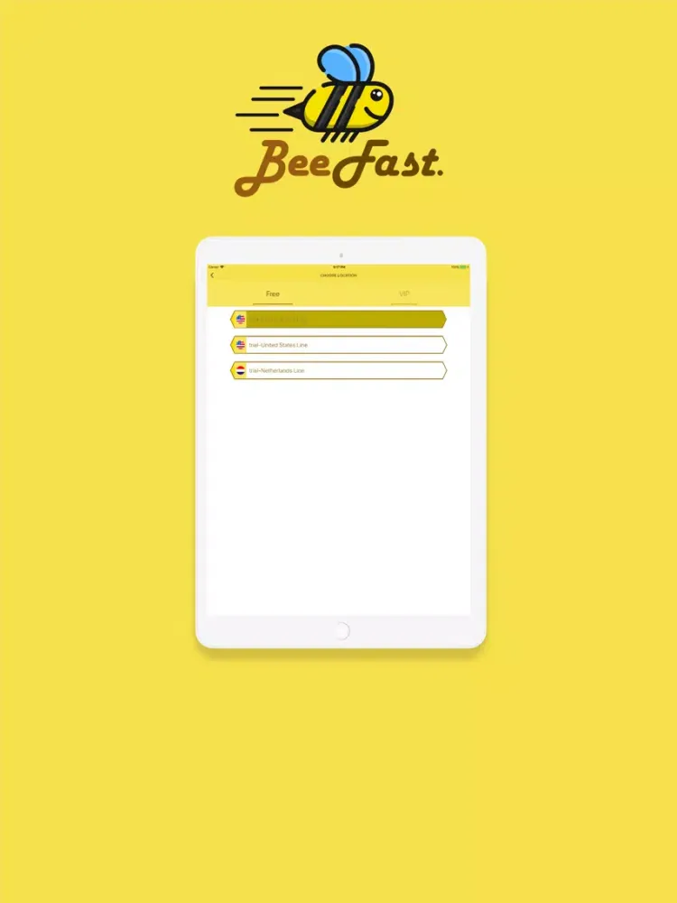 Скриншоты VPN - BeeFast VPN Master iPad 